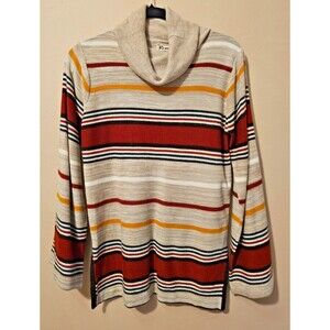 Vintage 70’s Kimlon By RBK Importers Knit Sweater Vest Multicolor cowl neck